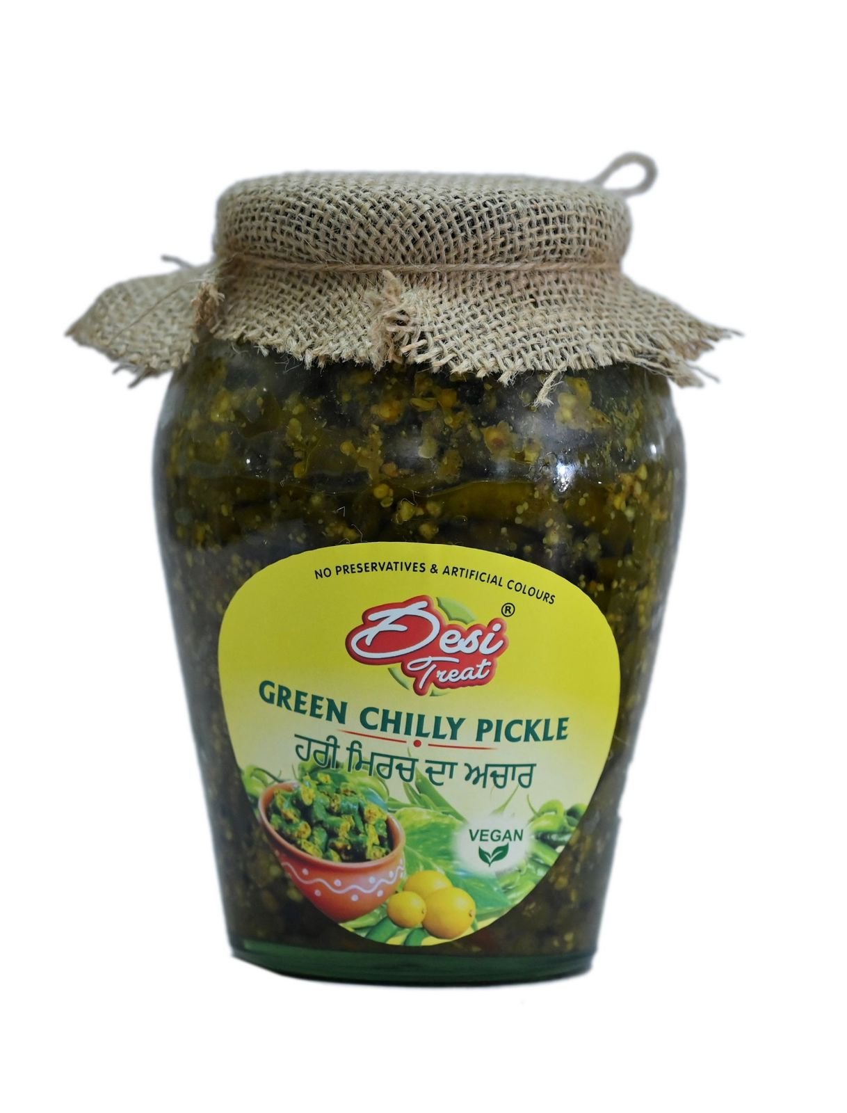 Green Chilly Pickle (Home Style)