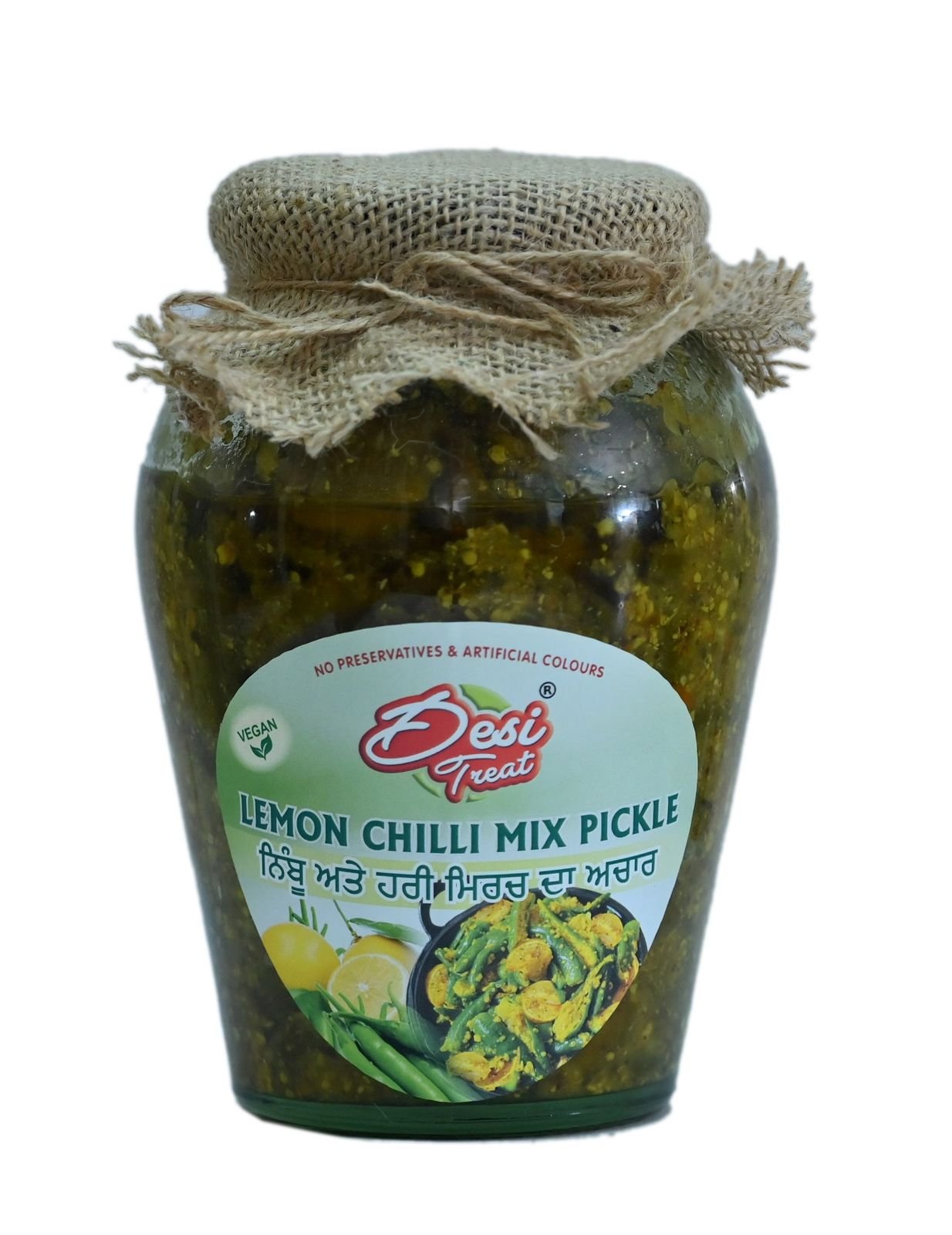 Lemon Chilli Mix Pickle (Home Style)